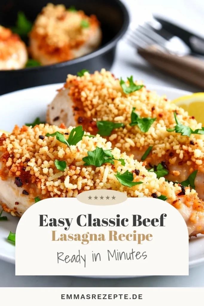 Entdecken Sie dieses köstliche Rezept für Parmesan-Kräuterhühnchen aus der Heißluftfritteuse! Genießen Sie knuspriges Hähnchen mit italienischen Kräutern, das einfach zuzubereiten ist und perfekt für schnelle Abendessen geeignet ist. Die Kombination aus Parmesan und Panko sorgt für eine unvergessliche Kruste. Probieren Sie es jetzt aus und bringen Sie mit diesem einfachen Hühnchenbrustgericht italienischen Geschmack auf Ihren Tisch! #HeißluftfritteuseRezept #ParmesanKräuterhühnchen #knusprigesHähnchen #einfacheHühnchenbrustgerichte