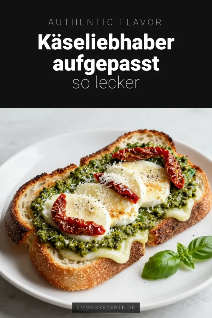 Lust auf ein leckeres Pesto Sandwich Rezept? Probieren Sie dieses Rezept für gegrillten Käse mit Pesto! Verwenden Sie frisches Sauerteigbrot mit Käse, Mozzarella und Parmesan für ein unwiderstehliches italienisches Sandwich Rezept. Perfekt für ein schnelles Mittagessen oder einen Snack. Schauen Sie sich dieses Pesto Käse Toast Rezept an und lassen Sie sich inspirieren. Speichern Sie es jetzt! #PestoSandwichRezept #GegrillterKäse #ItalianCooking #Sauerteigbrot