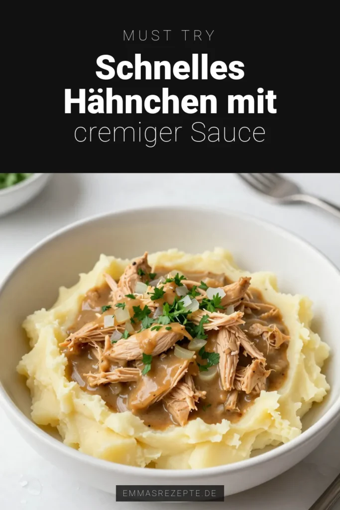 Entdecke dieses köstliche Slow Cooker Rezept für herzhafte Hähnchen-Bratensauce! Diese einfache Hähnchenrezepte kombinieren zarte Hähnchenbrust mit einer cremigen Bratensauce, die jedem Gericht das gewisse Etwas verleiht. Perfekt für ein einfaches Abendessen! Lass dir diese fantastische Kombination nicht entgehen und speichere das Rezept für später! #HähnchenBratensauce #SlowCookerRezept #herzhafteHähnchensauce #einfacheHähnchenrezepte