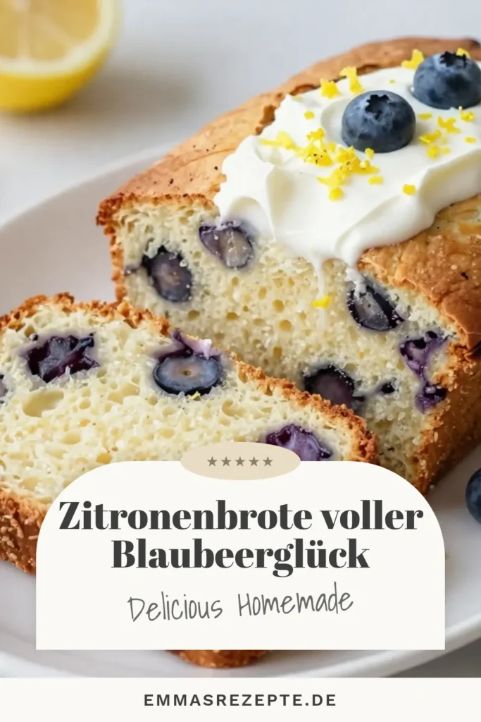 Entdecken Sie das perfekte Rezept für Zitronen-Blaubeer-Brot! Dieses griechische Joghurt Brot Rezept vereint frische Blaubeeren und Zitronen für ein gesundes Frühstücksgebäck, das köstlich und nahrhaft ist. Ideal für den Start in den Tag oder als Snack. Probieren Sie unser selbstgemachtes Joghurt-Brot aus und überzeugen Sie sich selbst! Speichern Sie das Rezept für später und teilen Sie es mit Ihren Freunden. #ZitronenBlaubeerBrot #gesundesFrühstück #JoghurtBrotRezept #Blaubeeren