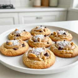 Für die perfekten Erdnussbutterkekse benötigst du folgende Zutaten: - 1 Tasse cremige Erdnussbutter - 1 Tasse brauner Zucker, fest gepackt - 1/2 Tasse Kristallzucker - 1 großes Ei - 1 Teelöffel Vanilleextrakt - 1 Teelöffel Backnatron - 1/4 Teelöffel Salz - 1/2 Tasse Schokoladenstückchen (optional) - 1/4 Tasse zerstoßene geröstete Erdnüsse (optional) Erdnussbutter ist der Hauptgeschmacksträger. Ich empfehle, cremige Erdnussbutter zu verwenden. Sie sorgt für die beste Textur. Der braune Zucker bringt eine wunderbare Süße und Feuchtigkeit. Kristallzucker fügt etwas Knusprigkeit hinzu. Das Ei bindet die Zutaten und macht die Kekse fluffig. Vanilleextrakt gibt einen tollen Aroma-Kick. Backnatron hilft den Keksen, schön aufzugehen. Das Salz balanciert die Süße und hebt die Aromen hervor. Wenn du Lust auf etwas Extra hast, füge Schokoladenstückchen oder zerstoßene Erdnüsse hinzu. Diese geben den Keksen eine köstliche Note und einen tollen Crunch. {{ingredient_image_2}} Zuerst heizen Sie den Ofen auf 175°C vor. Das ist wichtig, damit die Kekse gleichmäßig backen. Legen Sie ein Backblech mit Backpapier aus. Das verhindert, dass die Kekse kleben. In einer großen Schüssel geben Sie die Erdnussbutter, den braunen Zucker und den Kristallzucker. Rühren Sie alles gut um, bis die Mischung glatt ist. Dann fügen Sie das Ei und den Vanilleextrakt hinzu. Schlagen Sie alles gut, bis es gut vermischt ist. Diese Schritte sind wichtig für die Textur der Kekse. Nehmen Sie eine zweite Schüssel und vermengen Sie das Backnatron mit dem Salz. Diese Mischung ist wichtig für das Aufgehen der Kekse. Geben Sie die trockenen Zutaten nach und nach in die nassen Zutaten. Rühren Sie sanft, bis alles gut kombiniert ist. Übermixen Sie nicht, sonst werden die Kekse hart. Verwenden Sie einen Esslöffel, um gleich große Portionen des Teigs auf das Backblech zu setzen. Lassen Sie genug Platz zwischen den Portionen. Beim Backen laufen die Kekse auseinander. Drücken Sie die Kekse mit einer Gabel leicht ab, um ein schönes Muster zu erzeugen. Das macht die Kekse auch hübsch. Backen Sie die Kekse im vorgeheizten Ofen für 10 bis 12 Minuten. Achten Sie darauf, dass die Ränder goldbraun werden, während die Mitte weich bleibt. Nehmen Sie das Blech aus dem Ofen und lassen Sie die Kekse einige Minuten abkühlen. Danach können Sie die Kekse auf ein Kuchengitter legen, um sie vollständig abkühlen zu lassen. So bleiben sie schön frisch. Um perfekte Erdnussbutterkekse zu backen, achte auf die richtige Konsistenz der Erdnussbutter. Verwende cremige Erdnussbutter, nicht die Stückige. Diese sorgt für einen gleichmäßigen Teig. Rühre die Mischung gut, bis sie glatt ist. So vermischst du die Zutaten besser. Ein weiterer wichtiger Punkt ist die Ofentemperatur. Stelle sicher, dass dein Ofen richtig vorgeheizt ist. Backe die Kekse nicht zu lange. Sie sollten goldbraun sein, aber die Mitte bleibt weich. Das gibt die perfekte Textur. Ein häufiger Fehler ist das Übermischen des Teigs. Mische nur so lange, bis alles verbunden ist. Zu viel Mischzeit kann die Kekse hart machen. Achte darauf, genug Abstand zwischen den Keksen zu lassen. Sie laufen beim Backen auseinander. Ein weiterer Fehler ist, die Kekse nicht abkühlen zu lassen. Lass sie nach dem Backen auf dem Blech ruhen. Das hilft, die Form zu festigen. Wenn du sie sofort bewegst, brechen sie leicht. Serviere die Kekse auf einem schönen Teller. Du kannst sie leicht mit Puderzucker bestäuben. Das sieht toll aus und schmeckt gut. Eine andere Idee ist, geschmolzene Schokolade darüber zu träufeln. Das gibt den Keksen einen besonderen Kick. Für einen zusätzlichen Crunch, streue zerstoßene Erdnüsse über die Kekse. Das sorgt für Textur und macht sie noch leckerer. Stelle sicher, dass die Kekse gut abgekühlt sind, bevor du sie servierst. So bleiben sie frisch und knusprig. Pro Tipps Tip Title: Verwenden Sie frische Zutaten, um den besten Geschmack zu gewährleisten. Achten Sie darauf, dass Ihre Erdnussbutter und Eier frisch sind. Tip Title: Experimentieren Sie mit verschiedenen Nüssen. Fügen Sie gehackte Mandeln oder Walnüsse hinzu, um den Keksen eine neue Dimension zu verleihen. Tip Title: Lagern Sie die Kekse in einem luftdichten Behälter, um ihre Frische zu bewahren. So bleiben sie mehrere Tage weich und lecker. Tip Title: Für ein intensiveres Aroma können Sie die Erdnussbutter leicht anrösten, bevor Sie sie verwenden. Dies verstärkt den Geschmack. {{image_4}} Für eine glutenfreie Version der Erdnussbutterkekse, kann man das Backnatron und das Salz einfach so lassen. Ersetzen Sie das Weizenmehl durch glutenfreies Mehl oder eine Mischung aus Mandeln und Kokosmehl. Diese Mehle geben den Keksen eine tolle Textur. Achten Sie darauf, dass alle anderen Zutaten ebenfalls glutenfrei sind. Um die Kekse vegan zu machen, ersetzen Sie das Ei durch Apfelmus oder eine Banane. Diese Zutaten halten die Kekse feucht und lecker. Verwenden Sie auch vegane Schokoladenstückchen, um den vollen Geschmack zu genießen. Der Rest des Rezepts bleibt gleich. Um den Keksen mehr Geschmack zu verleihen, können Sie verschiedene Zutaten hinzufügen. Probieren Sie Kokosraspeln, Zimt oder sogar einen Schuss Kaffee. Eine Handvoll getrockneter Früchte, wie Cranberries oder Rosinen, bringt eine süße Note. Auch Nüsse, wie Mandeln oder Walnüsse, sorgen für einen tollen Crunch! Erdnussbutterkekse sind leicht zu lagern. Lassen Sie die Kekse zuerst abkühlen. Danach legen Sie sie in einen luftdichten Behälter. So bleiben sie frisch und lecker. Vergessen Sie nicht, zwischen den Schichten Backpapier zu legen. Dadurch kleben die Kekse nicht zusammen. Wenn Sie die Kekse richtig lagern, halten sie bis zu einer Woche. Sie können sie auch im Kühlschrank aufbewahren. In diesem Fall bleibt der Geschmack länger erhalten. Nach einer Woche schmecken die Kekse trotzdem noch gut, aber die Frische lässt nach. Sie können die Kekse auch einfrieren. Legen Sie die Kekse in einen gefrierfähigen Beutel. Achten Sie darauf, die Luft herauszudrücken. So bleiben die Kekse bis zu drei Monate frisch. Wenn Sie bereit sind, sie zu essen, lassen Sie sie einfach bei Raumtemperatur auftauen. So schmecken sie fast wie frisch gebacken. Sie können die Konsistenz der Kekse leicht ändern. Wenn Sie weichere Kekse wollen, fügen Sie mehr Erdnussbutter hinzu. Mögen Sie es knuspriger? Dann verwenden Sie weniger Erdnussbutter oder mehr zerstoßene Erdnüsse. Ein weiterer Tipp ist, die Backzeit zu kürzen. Wenn Sie die Kekse nicht zu lange backen, bleiben sie zart und weich. Für einen festeren Keks backen Sie sie ein paar Minuten länger. Ja, die Kekse können auch ohne Zucker gut schmecken! Ersetzen Sie den Zucker durch Honig oder Ahornsirup. Diese Alternativen bringen natürliche Süße. Sie können auch mehr Erdnussbutter verwenden, um den Geschmack zu intensivieren. Denken Sie daran, dass die Konsistenz anders sein kann. Experimentieren Sie, um den besten Geschmack für sich zu finden. Das Rezept ergibt etwa 18 Kekse. Diese Zahl kann variieren, je nachdem, wie groß Sie die Portionen machen. Wenn Sie kleinere Kekse machen, können Sie sogar bis zu 24 Kekse erhalten. Bei größeren Portionen können es weniger Kekse sein. Achten Sie darauf, genug Abstand zwischen den Keksen auf dem Blech zu lassen, damit sie beim Backen nicht zusammenkleben. In diesem Blogbeitrag haben wir alles über die Zubereitung von leckeren Keksen behandelt. Ich habe die wichtigen Zutaten wie Erdnussbutter, Zucker und Schokoladenstückchen aufgeführt. Wir haben auch eine klare Schritt-für-Schritt-Anleitung gegeben. Außerdem teile ich Tipps, wie man häufige Fehler vermeidet und Variationen ausprobiert. Beachte auch die Lagerungstipps, um die Kekse frisch zu halten. Keksbacken macht Spaß und ist einfach. Probiere die Rezepte aus und genieße köstliche Kekse!