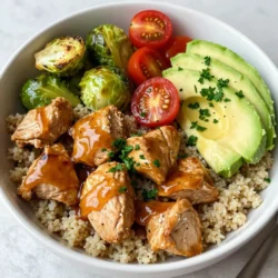 Maple Dijon Chicken Bowl Herzhaft und Einfach Zubereiten